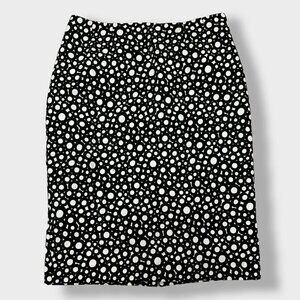 JONES Studio Separates Pencil Skirts Black and White Circle Pencil Skirt Size 6